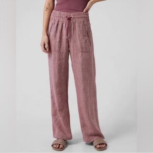 ATHLETA Cabo linen wide leg pants